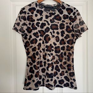 New York & Company Cheetah Top